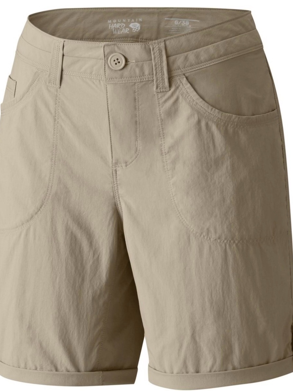 Mountain Hardware Woman’s Mirada Cargo Shorts Sz 10 7” Inseem